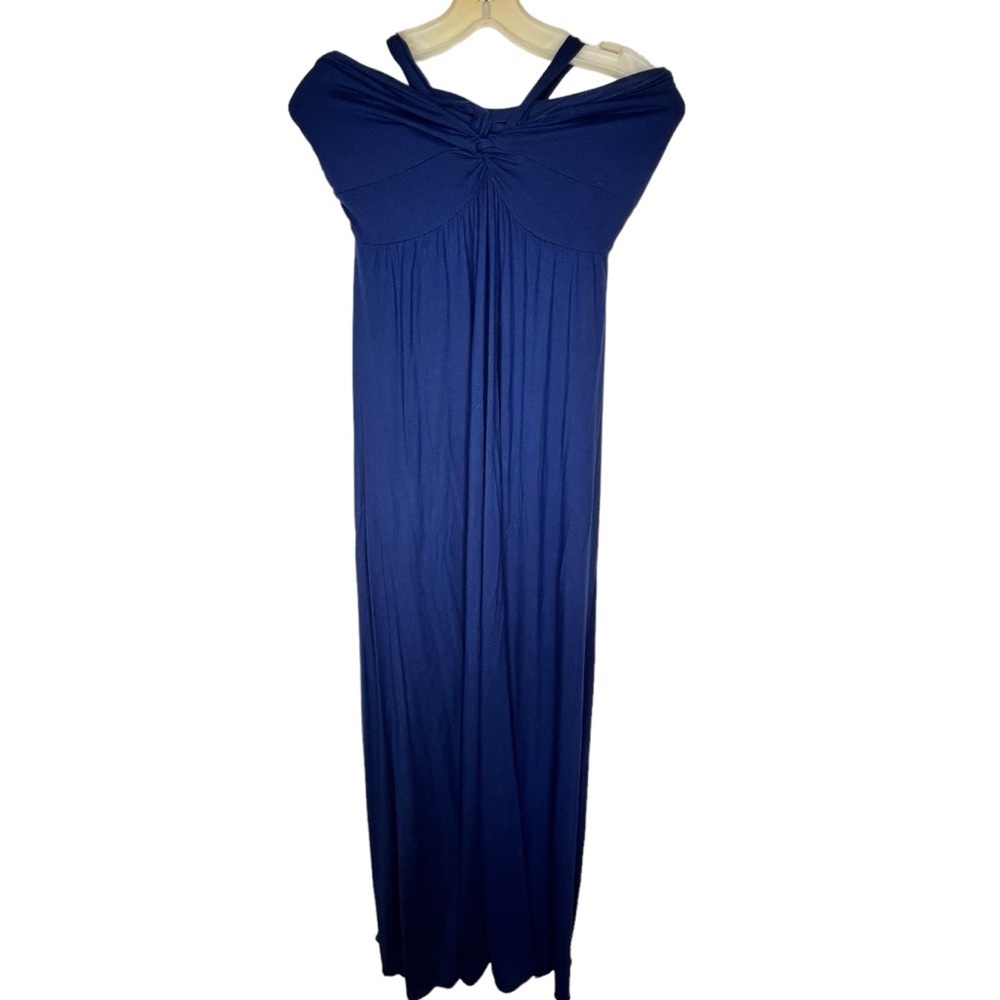 Victoria's Secret Blue Halter Maxi Dress